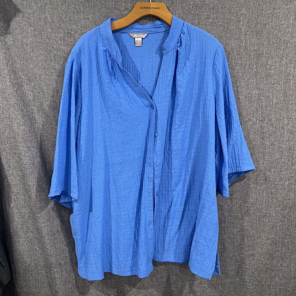 White Stag Blue Blouse